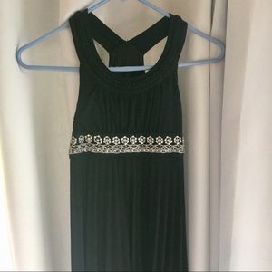 Flowy Black Tank Dress